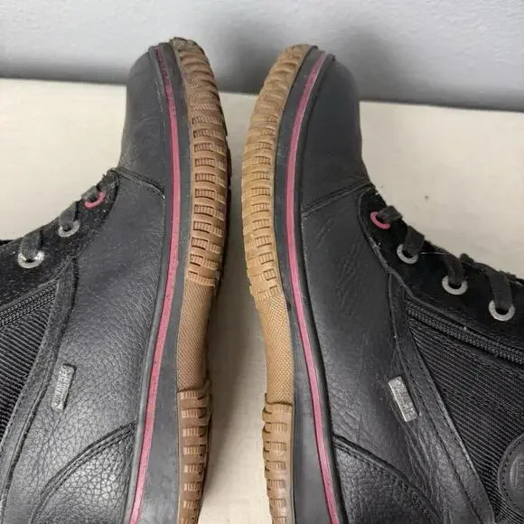 Mens‎ Pajar Canada Zip Black Waterproof Winter Boots Sz 9